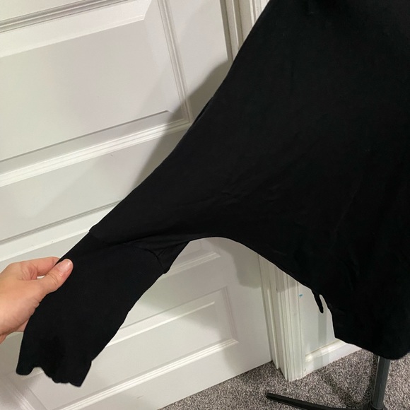 Loft lounge black dolman sleeve top - Picture 3 of 6